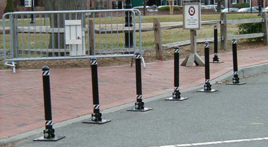 TrafficGuard, Inc Hinged Round Post, 30 - Traffic control device Beth Page State Park, New York