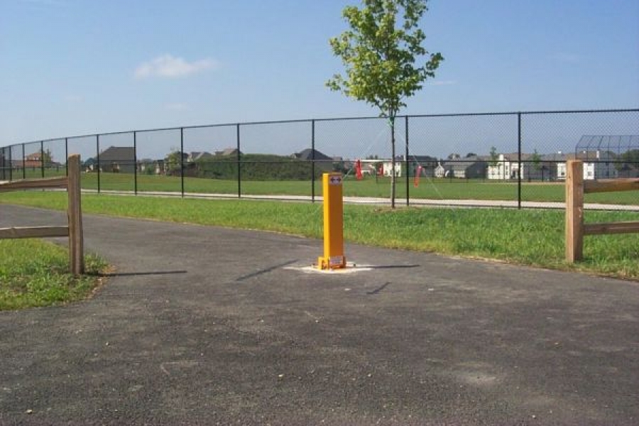 TrafficGuard, Inc Single Post - Vehicle Barriers Pedestrian Path, Geneva, IL