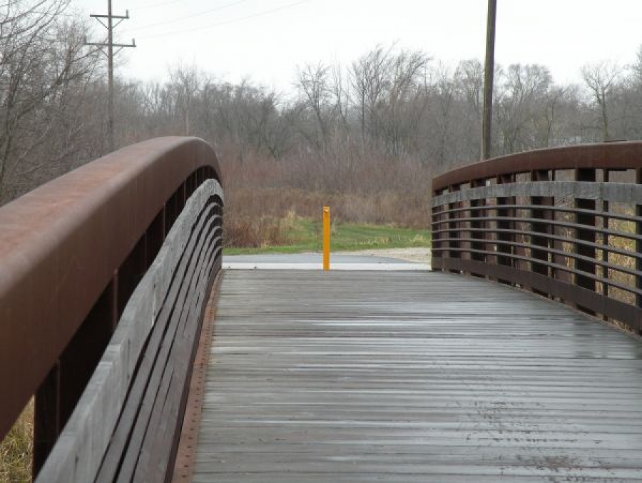 TrafficGuard, Inc Round Post Top Lock - Security bollards Leon D. Larson Memorial Park, Sycamore, IL