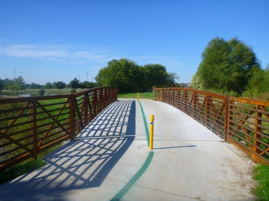 Round Post Top Lock TL1004R - Hutton Branch Trail, Carrollton, TX