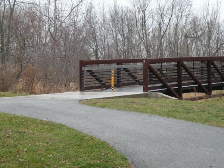 TrafficGuard, Inc Round Post Top Lock - Removable steel bollards Leon D. Larson Memorial Park, Sycamore, IL