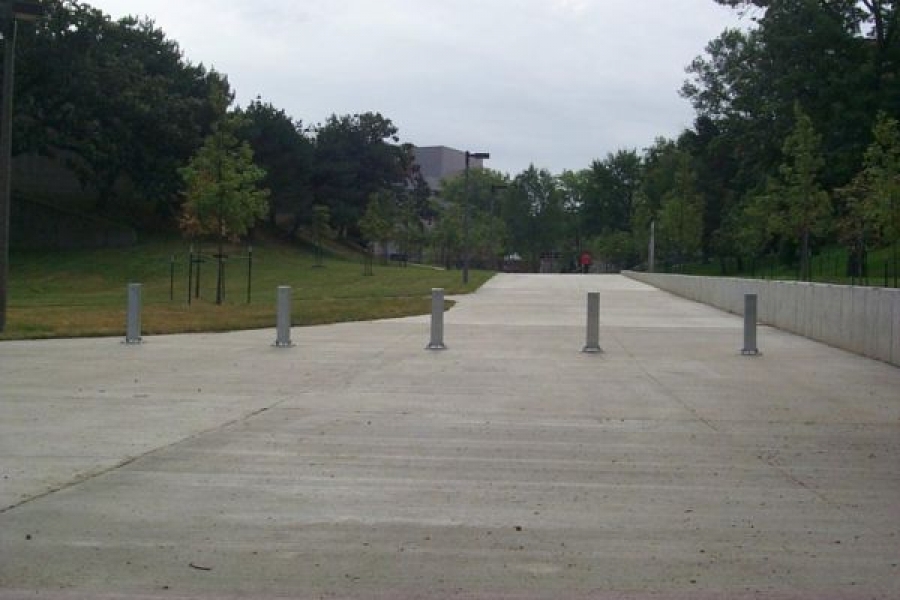 TrafficGuard, Inc Double Post - Lockable bollards University of Iowa, Iowa City, IA